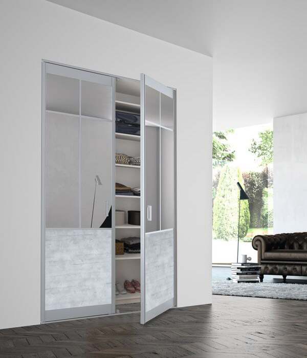 Porte pivotante double Loft Soho ILIKO