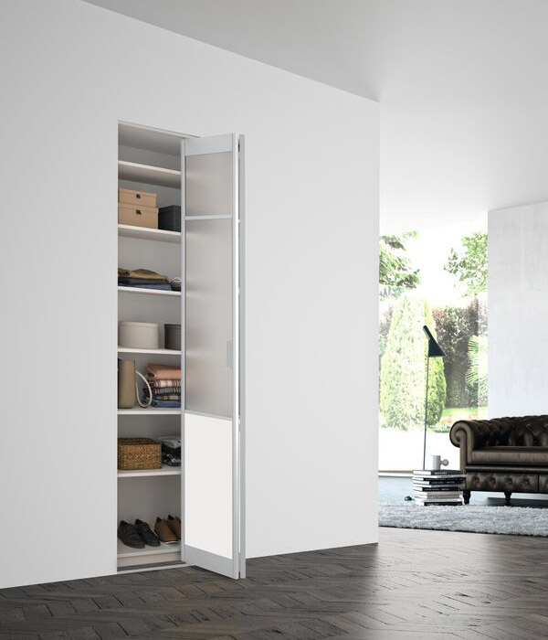 Porte de placard pliante simple ouverte Loft Soho ILIKO